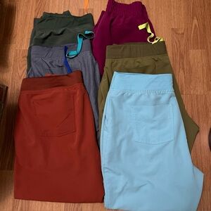 Figs Scrub Pants Technical Collection Lot 6 XL / P Variety Jogger Asstd Color